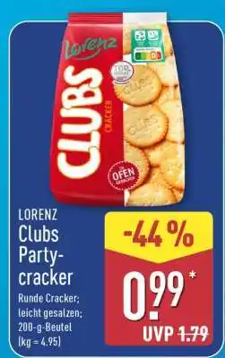 Aldi Nord LORENZ Clubs Party- Cracker Angebot