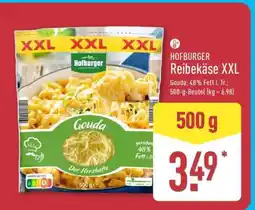 Aldi Nord HOFBURGER Reibekäse XXL Angebot