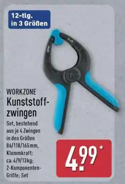 Aldi Nord WORKZONE Kunststoffzwingen Angebot