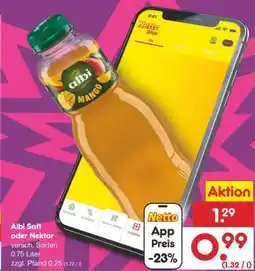Netto Marken-Discount Albi Saft oder Nektar Angebot