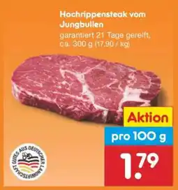 Netto Marken-Discount Hochrippensteak vom Jungbullen Angebot