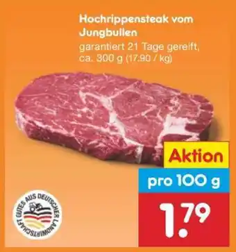 Netto Marken-Discount Hochrippensteak vom Jungbullen Angebot
