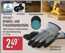 Aldi Nord TOPCRAFT Arbeits- und Freizeithandschuhe Angebot
