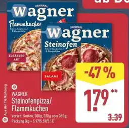 Aldi Nord WAGNER Steinofenpizza/Flammkuchen Angebot