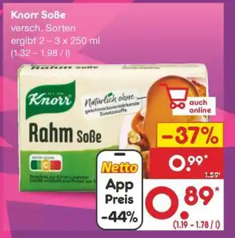 Netto Marken-Discount Knorr Soße Angebot