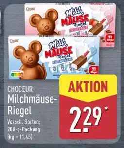 Aldi Nord CHOCEUR Milchmäuse-Riegel Angebot