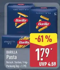 Aldi Nord Barilla Pasta Angebot