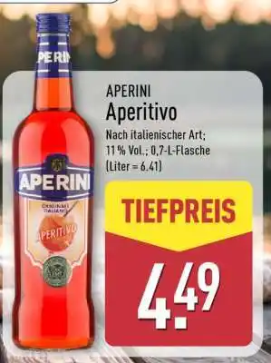 Aldi Nord APERINI Aperitivo Angebot