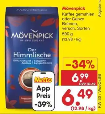 Netto Marken-Discount MÖVENPICK Angebot