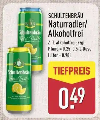 Aldi Nord SCHULTENBRÄU Naturradler/Alkoholfrei Angebot