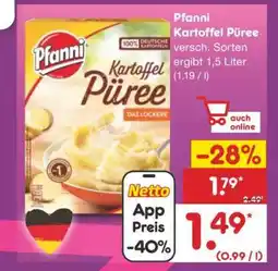 Netto Marken-Discount PFANNI Kartoffel-Püree Angebot