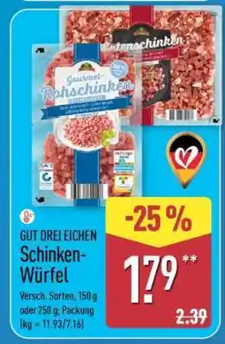 Aldi Nord GUT DREI EICHEN Schinken-Würfel Angebot