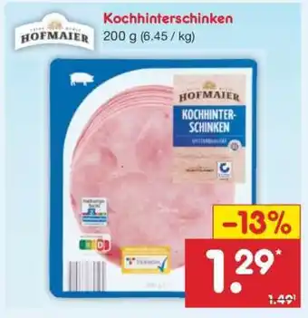 Netto Marken-Discount Kochhinterschinken Angebot