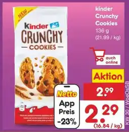 Netto Marken-Discount kinder Crunchy Cookies Angebot