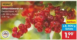 Netto Marken-Discount Johannisbeeren rot Angebot