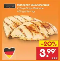 Netto Marken-Discount Hähnchen-Minutensteaks Angebot