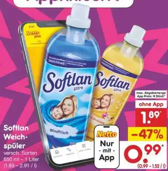 Netto Marken-Discount Softlan Weichspüler Angebot