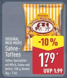 Aldi Nord Sahne-Toffees Angebot