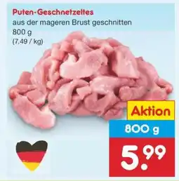Netto Marken-Discount Puten-Geschnetzeltes Angebot