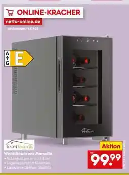 Netto Marken-Discount Weinkühlschrank Marseille Angebot