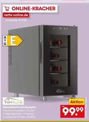Netto Marken-Discount Weinkühlschrank Marseille Angebot
