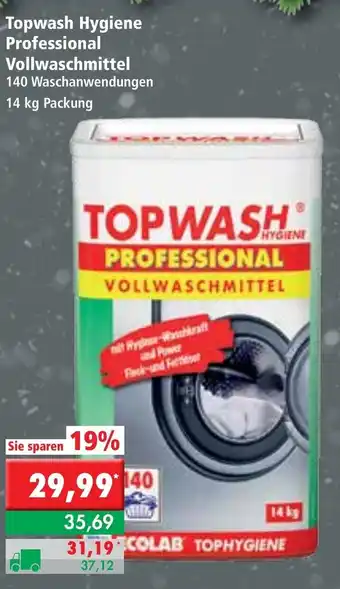 L. STROETMANN GROSSMARKT Topwash Hygiene Professional Vollwaschmittel 14 kg Packung Angebot