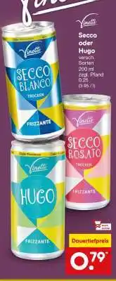 Netto Marken-Discount Secco oder Hugo Angebot