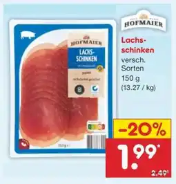 Netto Marken-Discount Lachsschinken Angebot