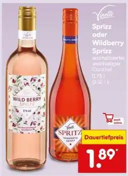 Netto Marken-Discount Sprizz oder Wildberry Sprizz Angebot