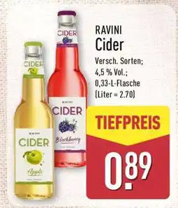 Aldi Nord RAVINI Cider Angebot