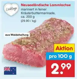 Netto Marken-Discount Neuseeländische Lammlachse Angebot