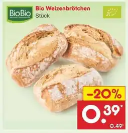 Netto Marken-Discount Bio Weizenbrötchen Angebot