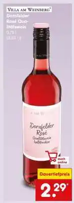Netto Marken-Discount Dornfelder Rosé Qualitätswein Angebot