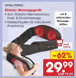 Netto Marken-Discount Shiatsu-Massagegerät Angebot