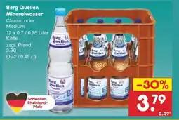 Netto Marken-Discount Berg Quellen Mineralwasser Angebot