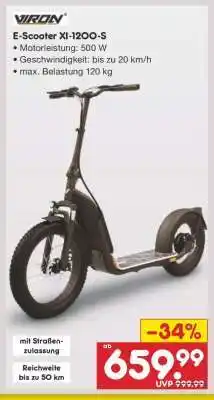 Netto Marken-Discount E-Scooter XI-1200-S Angebot