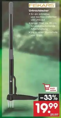 Netto Marken-Discount FISKARS Unkrautstecher Angebot