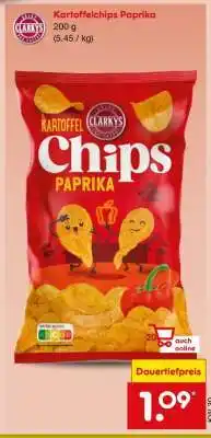 Netto Marken-Discount Kartoffelchips Paprika Angebot