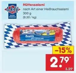 Netto Marken-Discount Hüttensalami Angebot