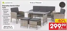 Netto Marken-Discount Polyrattan Gartenmöbel Turin Angebot