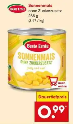 Netto Marken-Discount Sonnenmais Angebot