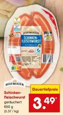 Netto Marken-Discount Schinkenfleischwurst Angebot