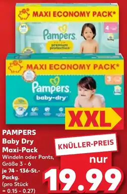 Kaufland PAMPERS Baby Dry Maxi-Pack Angebot