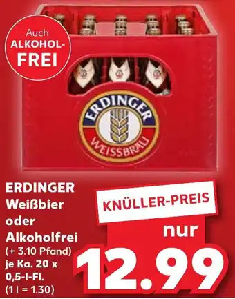 Kaufland ERDINGER Weißbier oder Alkoholfrei Angebot