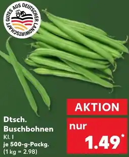 Kaufland Dtsch. Buschbohnen Angebot