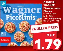 Kaufland ORIGINAL WAGNER Piccolinis oder Pizzies Angebot