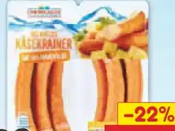 Netto Marken-Discount Chiemgauer Fleisch & Wurstwaren Käsekrainer Angebot