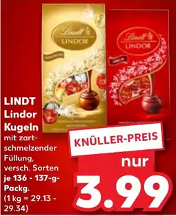 Kaufland LINDT Lindor Kugeln Angebot