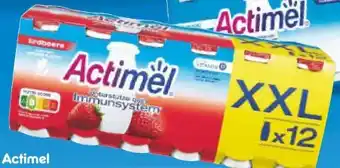 Netto Marken-Discount Danone Actimel Erdbeere XXL Angebot
