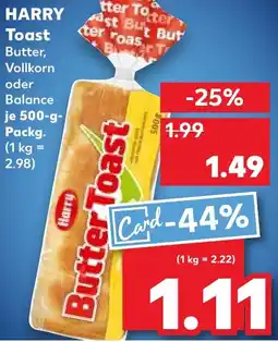 Kaufland HARRY Toast Angebot
